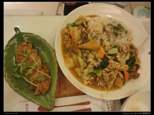 黑胡椒豬排飯(與黑胡椒燴飯差在一塊素排) 800006514