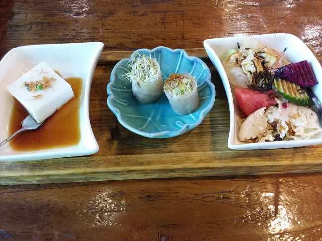 和風蔬果沙拉/蔬果手捲/手工米豆腐 800070725